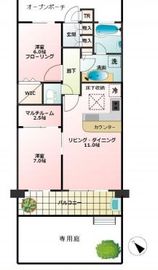 東京フロントコート 1階 間取り図