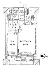 リーガルタワー神保町 3階 間取り図