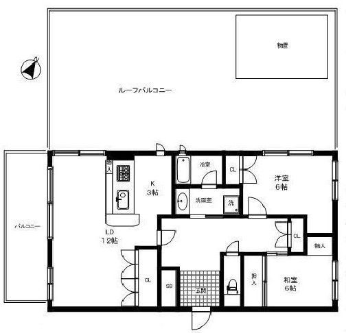 グランシティ中目黒 5階 間取り図