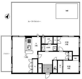 グランシティ中目黒 5階 間取り図