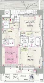 エステムプラザ日本橋レジェンド 10階 間取り図