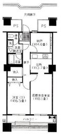 晴海ビュータワー（晴海アイランドトリトンスクエアビュータワー） 25階 間取り図