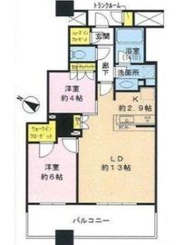 ブリリア有明スカイタワー 3階 間取り図