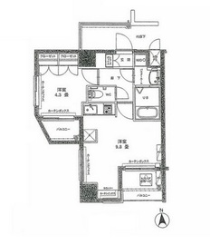 コンフォリア芝公園 1001 間取り図