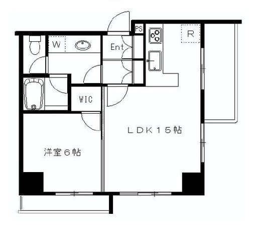 ザ・ライオンズ上野の森 16階 間取り図