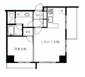 ザ・ライオンズ上野の森 16階 間取り図