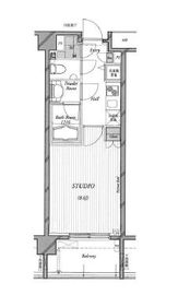 クオリア南麻布 4階 間取り図