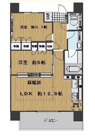 ファミールグラン銀座4丁目オーセンティア 8階 間取り図