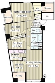 目白プレイスレジデンス 11階 間取り図