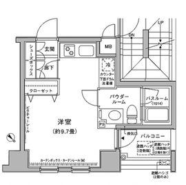 コンフォリア愛宕 1004 間取り図