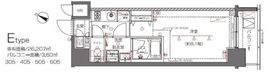 ZOOM都立大学 3階 間取り図