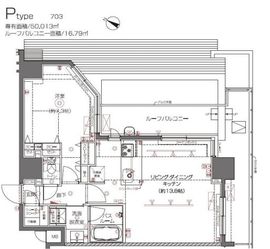 ZOOM都立大学 7階 間取り図