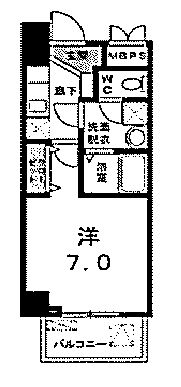 プラム恵比寿 302 間取り図