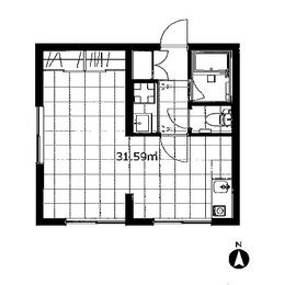 六本木プレイス 101 間取り図