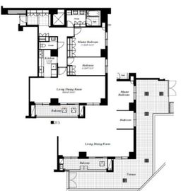 麻布第一マンションズ 113 間取り図