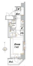 メイクスデザイン高田馬場 2階 間取り図