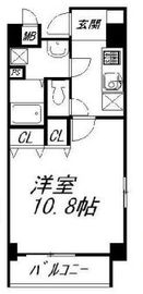 ブルーアース品川 802 間取り図