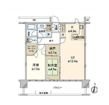 アーバンドックパークシティ豊洲タワー 35階 間取り図