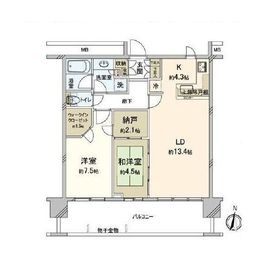 アーバンドックパークシティ豊洲タワー 35階 間取り図