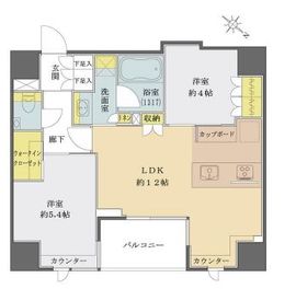 グリーンパーク日本橋堀留町 2階 間取り図