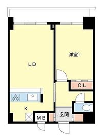 プロシード日本橋本町 1004 間取り図