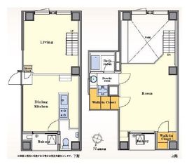 グラックス市ヶ谷一口坂 5階 間取り図