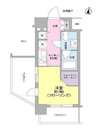 アーバンファースト神楽坂 2階 間取り図