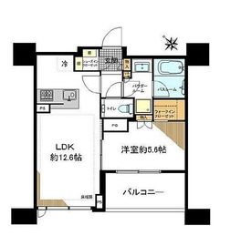 グランドミレーニア タワー＆スイート 8階 間取り図