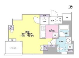 クロスエアタワー 16階 間取り図