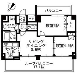 シャンピアグランデ深沢 511 間取り図