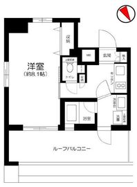 ZOOM白金高輪 11階 間取り図