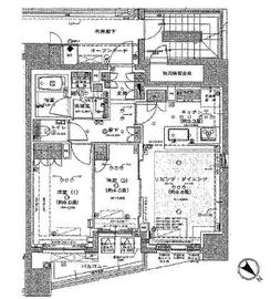 ブリリアザ・レジデンス東京八重洲アベニュー 5階 間取り図