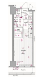 ガーラ・ヒルズ赤坂 7階 間取り図