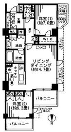 フォルム市谷冨久町 2階 間取り図