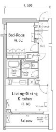 フロンティアレジデンス南麻布 324 間取り図