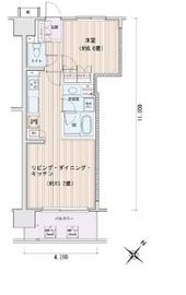 エスティメゾン豊洲レジデンス C1302 間取り図