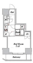 メイクスデザイン西新宿 11階 間取り図