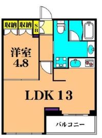 フレンシア玉川田園調布 106 間取り図