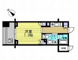 オーベルジュ日本橋 7階 間取り図