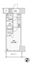 レジディア笹塚2 202 間取り図