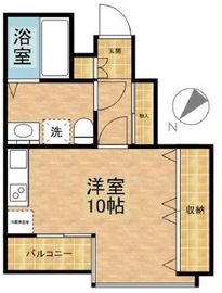 カテリーナ代々木プレイス 2階 間取り図