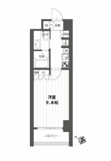 レグノ・フォルテ二番町 13階 間取り図