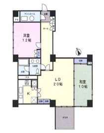 ペアシティルネッサンス 3階 間取り図