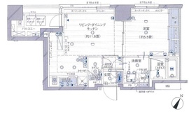コスモグラシア人形町 8階 間取り図