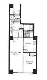 高輪第一マンションズ 108 間取り図