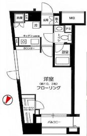 パレステュディオ神楽坂シティタワー 13階 間取り図