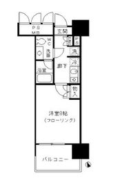 フォンテーヌ芝浦 809 間取り図