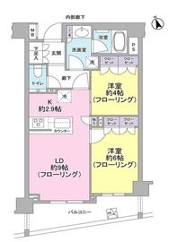 ブランズ東中野プレミアム 3階 間取り図