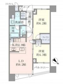 ブリリアザ・レジデンス東京八重洲アベニュー 11階 間取り図