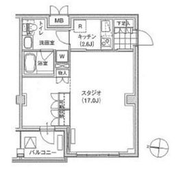 ブリリアイスト東雲キャナルコート 437 間取り図